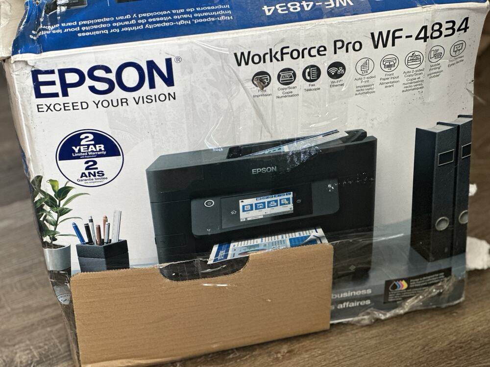 EPSON Workforce Pro WF-4834 High speed/capacity printer for business.